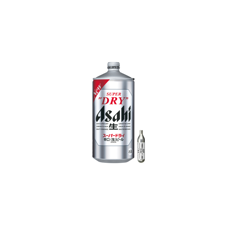 スーパードライ2L × 1本(ミニガス付属)