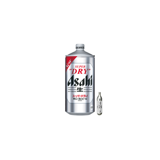 スーパードライ2L × 1本(ミニガス付属)