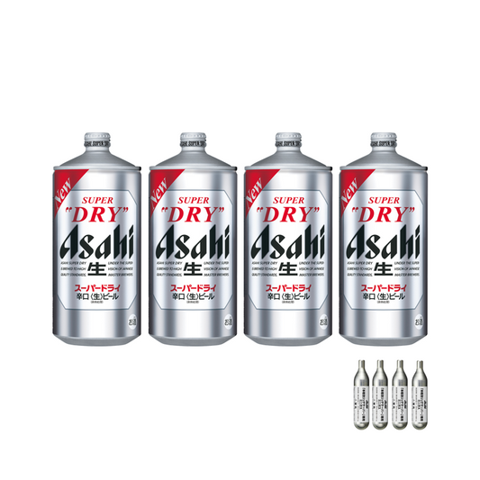 スーパードライ2L × 4本(ミニガス付属)
