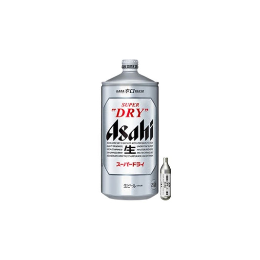 スーパードライ2L × 1本(ミニガス付属)